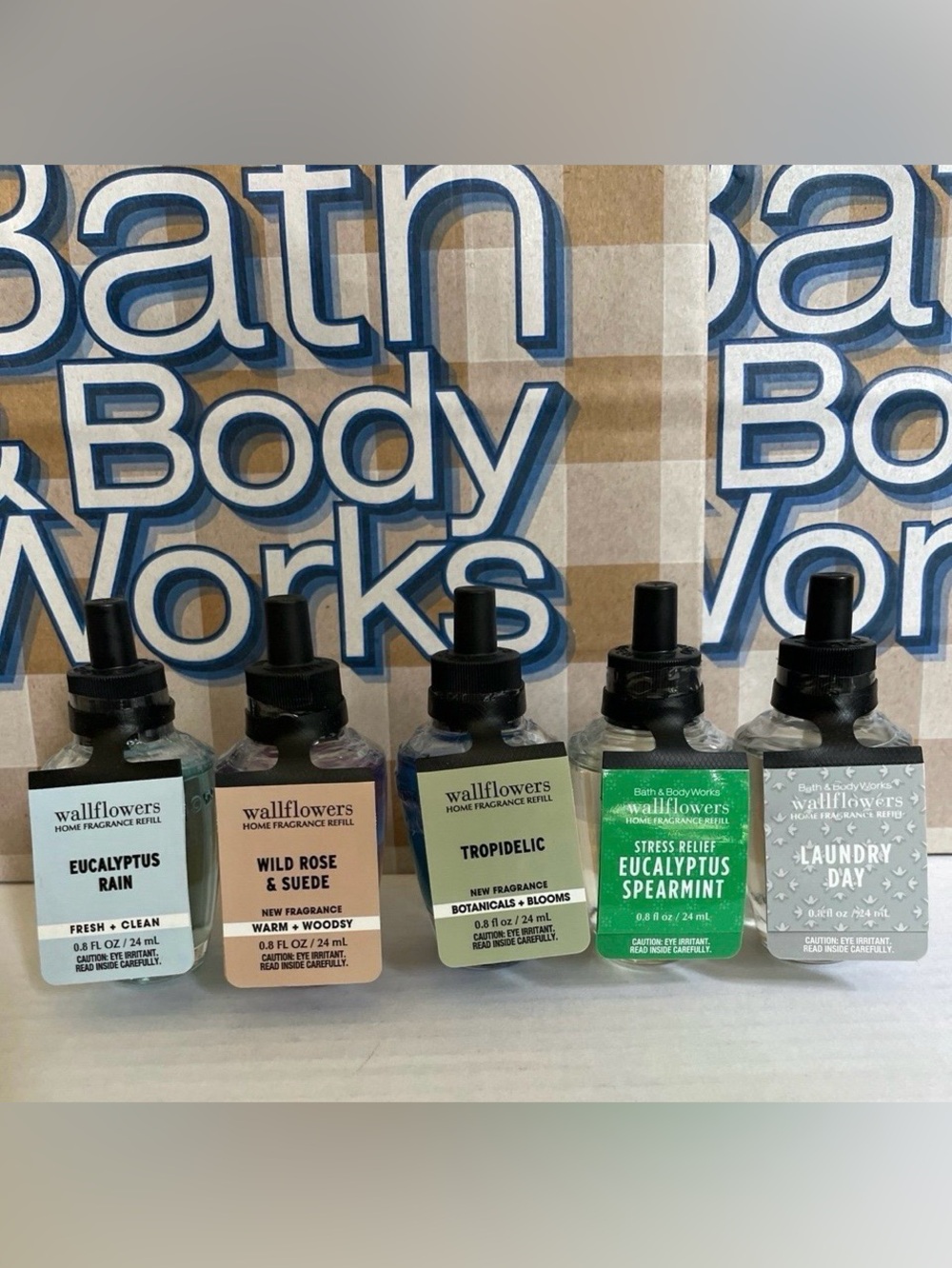 Bath & Body Works Assorted Wallflower Fragrance Refills Bundle X5